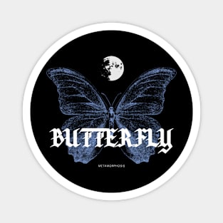 Butterfly | Metamorphosis | Aesthetic | Blue Magnet